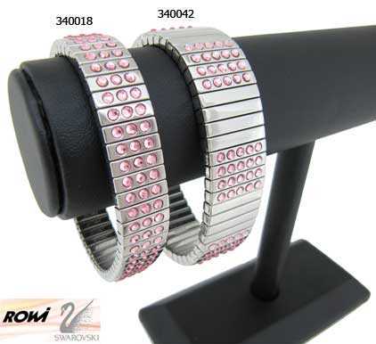 Bracelets - Swarovski Rose (3 & 5 Rows) Stone Rowi Bracelets