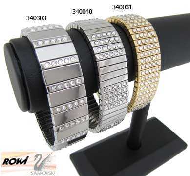 Bracelets - Swarovski Crystal (5 Rows) Stone Rowi Bracelets