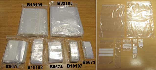 Bags - Plastic Self Seal 
