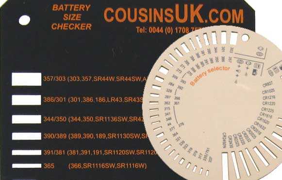 Battery Selectors & Cross Reference PDF