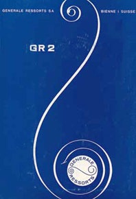 Book - Generale Ressorts Mainspring Catalogue