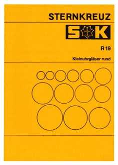 Book - Sternkreuz ‘R19’ Watch Glass Catalogue