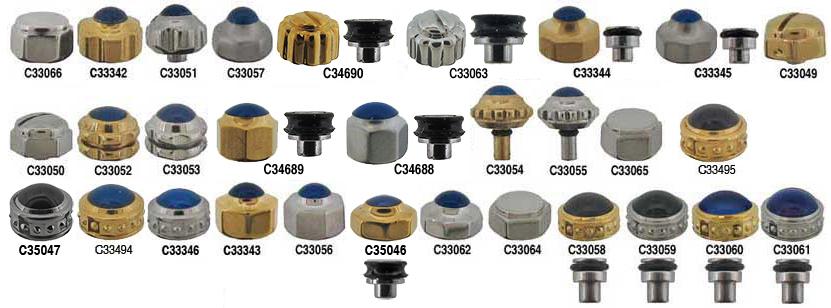Cartier Generic Crowns by Size - Non Swiss Made