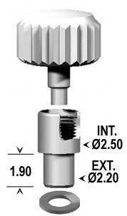 Crowns - Internal Threaded Screwdown Crown (Style E) - ISO Swiss