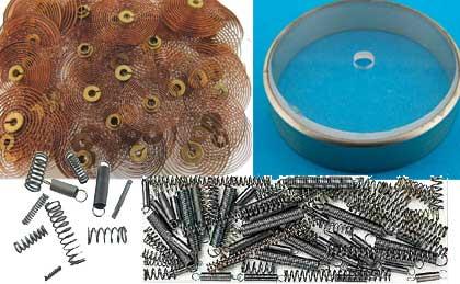 Clock Coil / Spiral Springs & Hair Springs