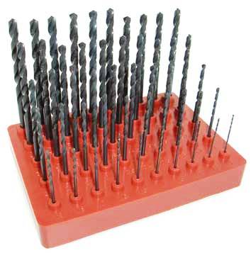 Drills - HSS Twist Drill Set, Ø1.00 to 5.90mm, Bergeon Swiss