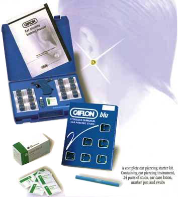 Caflon Blu Ear Piercing Starter Kit