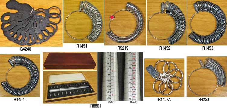 Gauge - Gem Ring (Finger Measuring) Gauges