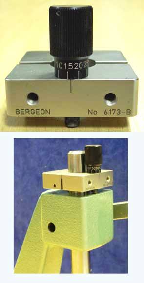 Glass Fitting & Case Closing Precision Press Micrometric Stop - Bergeon