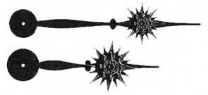 Hands (Clock) - 80mm, Non Colleted
