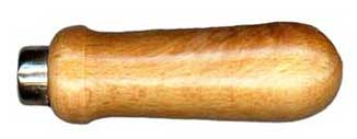 Handle - 75mm Straight Wooden Handle (Ø22mm)