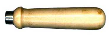 Handle - 100mm Straight Wooden Handle (Ø23mm)