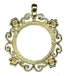 Coin Mount - Style 7 Fancy