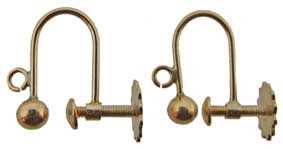 Earwires - Screw Bead