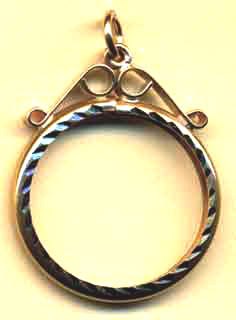 Coin Mount - Style 2 Faceted