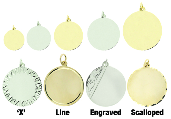 Pendants - Round Disc Pendants