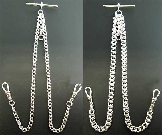 Alberts - Silver Plated Double Curb Watch Alberts 