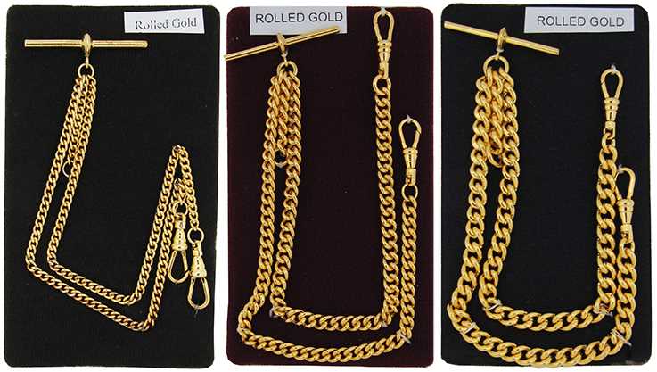 Alberts - Rolled Gold Double Curb Watch Alberts