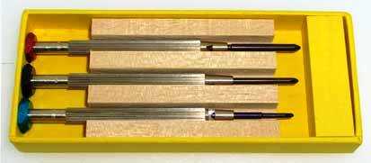 Screwdriver Set - Bergeon 3 Piece - Cross Head