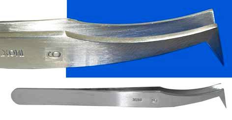 Tweezers - Dumont No.6 Tweezers (Angled Extra Fine Tips)