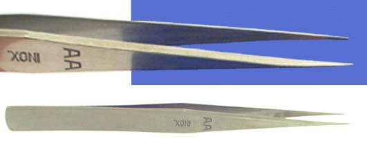 Tweezers - Dumont No.AA Tweezers (Fine Strong Tips)