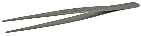 Tweezers - Dumont for Medium Size Stones, Steel Satin Finish