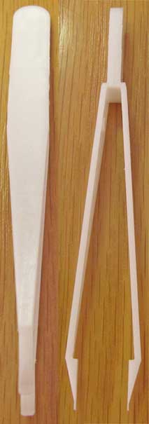 Tweezers - Plastic, 120mm Bergeon Swiss, Spade Tips
