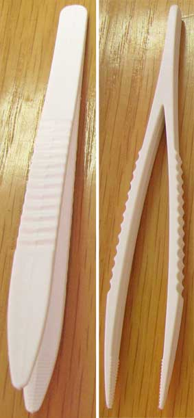 Tweezers - Plastic, 120mm A*F Swiss, General Purpose Tips