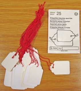 Tags (25pcs) For Repairs