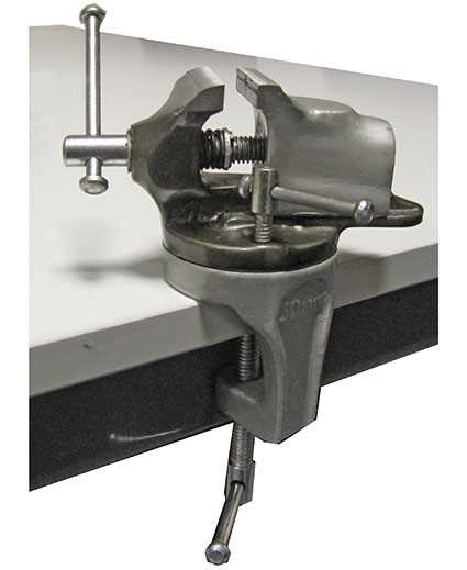 Vices - 2" (50mm) Jaw, Clamp On Rotating Head Bench Vice
