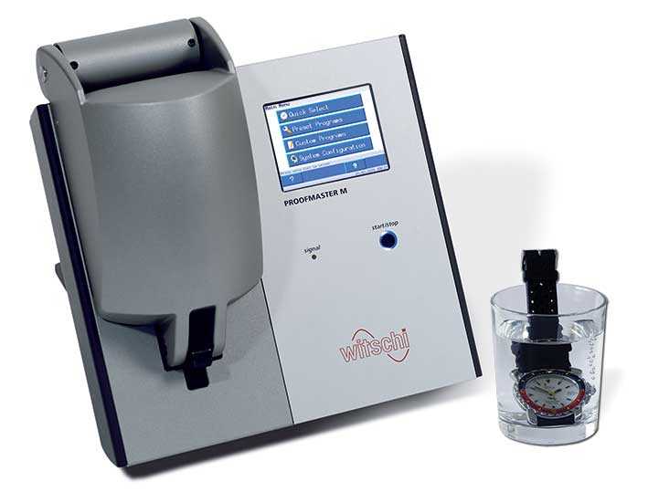 Waterproof Testing - Witschi Proofmaster "M" Pressure and Vacuum Tester