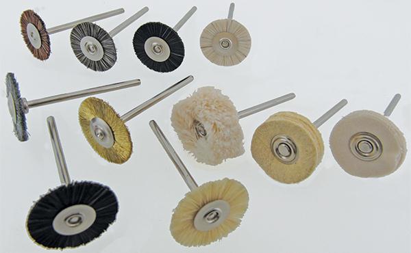Wheels (Bristle, Calico, Chamois, Cotton Nylon) Mounted