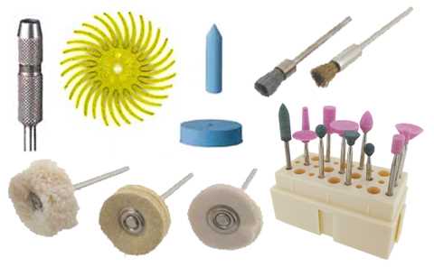 Wheels, Mops, Cones & Mandrels - Mini