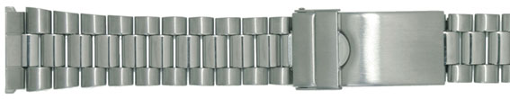Bracelets - 18 & 20mm Centre Fold Safety Clasp Bracelet