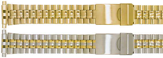 Bracelets - 16 to 21mm Centre Fold Safety Clasp Bracelet