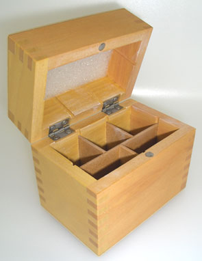Storage Boxes - Gold Testing Wooden Box for Storing Acid Bottles etc
