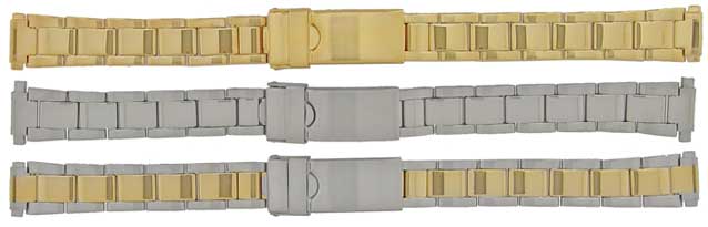 Bracelets - 12 to 14mm Centre Fold Safety Clasp Bracelet