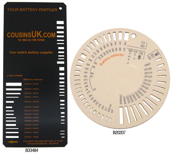 Battery Size & Shape Selector