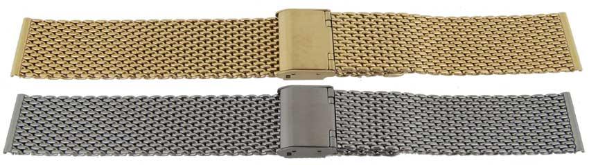 Bracelets - 18mm Mesh Centre Opening Bracelet
