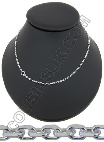 Chain - Trace Diamond Cut per inch (Ready Made)