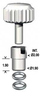 Crowns - Internal Threaded Screwdown Crown (Style B) - ISO Swiss