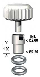 Crowns - Internal Threaded Screwdown Crown (Style C) - ISO Swiss