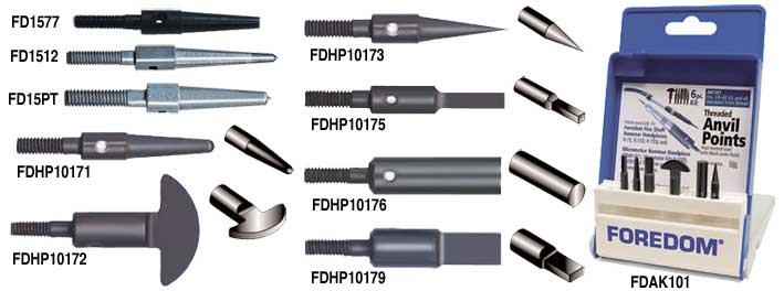 Tips - Anvil & Hammer Tips - Foredom 