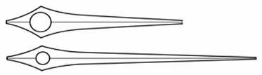 Hands (Watch) - Hour & Minute (Singles) - Dauphine Style