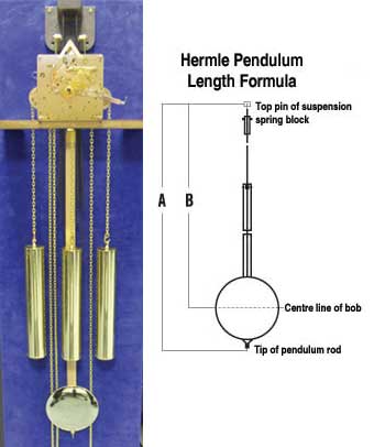 Clock Movement - Hermle 451.053 Long Case Mechanical