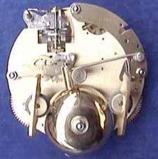Clock Movement - Hermle 130.677 Back Wind Bell Strike