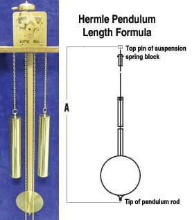 Clock Movement - Hermle 271.081 Longcase Bell Strike