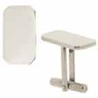 Rectangular Cuff Links (Silver Heavy Weight) Swivel Back Pairs