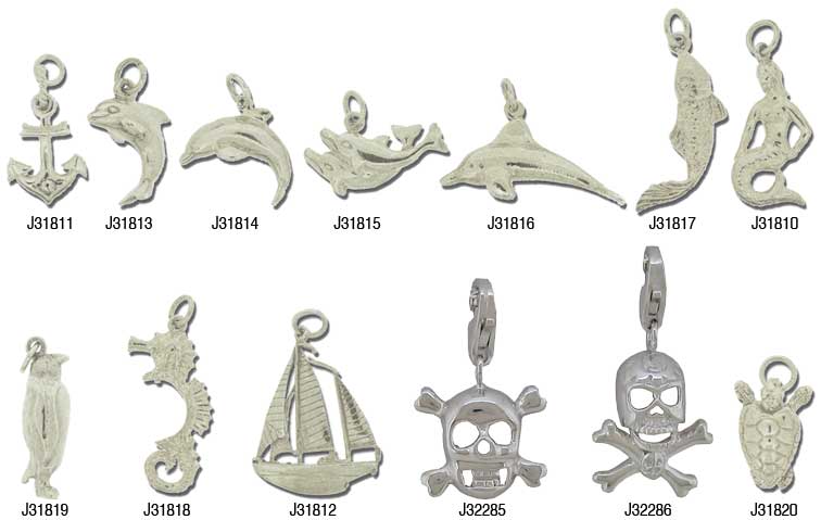 Charms - Marine & Pirate Charms
