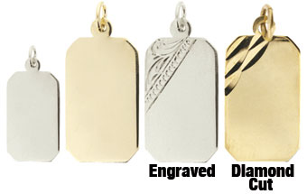 Pendants - Rectangular Disc Pendants